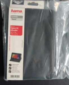 HAMA STAND PORTFOLIO CASE FOR 7 inch UNIVERSAL TABLETS -BLACK - Picture 1 of 5
