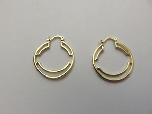 CATHERINE MALANDRINO HOOP EARRINGS NWOT - Picture 1 of 3