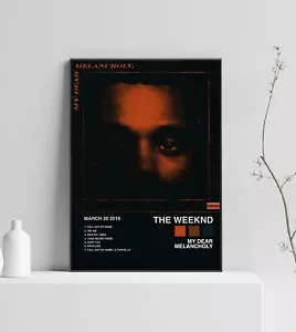 The Weeknd My Dear Melancholy Album Premium Music Poster | Artwork Tracklist - Picture 1 of 3