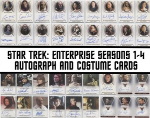 STAR TREK ENTERPRISE TEMPORADAS 1-4 - TARJETAS COLECCIONABLES CON AUTÓGRAFOS - Anuncio múltiple - Imagen 1 de 48