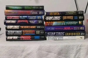 Star Trek - Lot of 13 Hardcover Novels- See Description for Details And Titles - Foto 1 di 14