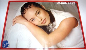 Alicia Keys - Josh Hartnett - 16"" x 11"" Teen Mag Pinup Mini-Poster Mittelfaltbar - Bild 1 von 2