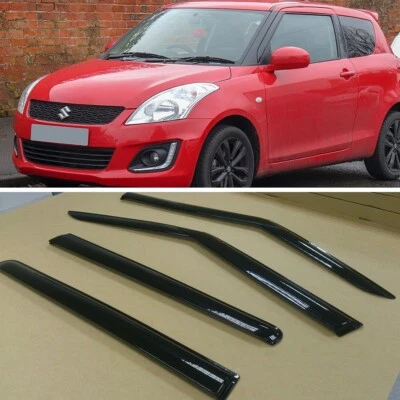 Fits Suzuki Swift 5DR Hatchback Window Visor Vent Sun Shade Rain Guard 2012-2016 Foto 1 de 4
