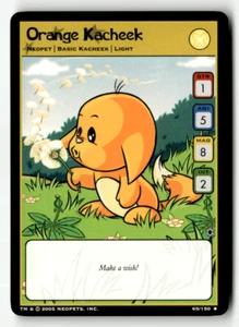 Neopets TCG - Orange Kacheek 65/150 - Rare - The Darkest Faerie WOTC - Picture 1 of 2