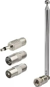Antenna FM 50 cm 6 sezioni telescopica per ricevitore stereo domestico sistema onde Bose - Foto 1 di 18