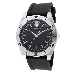 Movado 0607989 Herren Sport Serie schwarzes Zifferblatt Quarz - Bild 1 von 4
