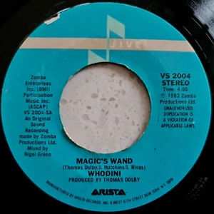 Whodini - Magic's Wand - Rare Ex Con 1982 Electro Hip Hop Import 7" - Picture 1 of 2