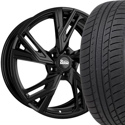 19 Zoll Winterräder MAM RS5 BP Alufelgen 225/35 R19 für Golf 8 VIII R R-Line CD - Bild 1 von 4
