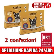 2X Collare Antiparassitario SCALIBOR MSD Cani di taglia Piccola 48 cm antipulci