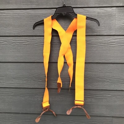 Completo Pescador Pesca Pato Caza Caminar Tirantes Cuero Caza Naranja Foto 1 de 4