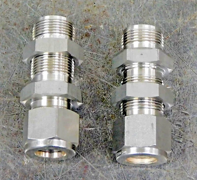 世伟洛克 SS-810-1-6 压缩管连接器 1/2 英寸 NPT 批量 2 件 (2) — 第 1/4 张图片