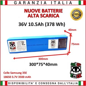 Internal Battery 36 Volt 10.5 Ah Lithium (378Wh) - Foto 1 di 2