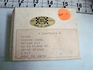 MIKUNI CARB KIT 024598 SNOW ENGINE RUPP HARLEY SKI DOO YAMAHA JOHN DEERE - Picture 1 of 3
