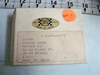 MIKUNI CARB KIT 024598 SNOW ENGINE RUPP HARLEY SKI DOO YAMAHA JOHN DEERE - Image 1 of 3