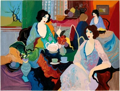 ITZCHAK TARKAY "SALON DE PARIS" EDICIÓN LIMITADA SERIGRAFÍA A.P. Foto 1 de 2