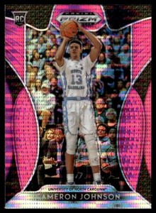 2019-20 Panini Prizm Draft Picks Pink Cameron Johnson Rookie #13