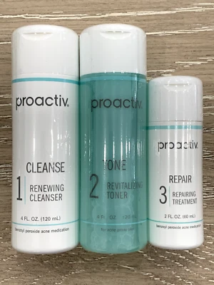 Proactiv 60 Day 3 Piece Kit 3-Step System 01/2027 Expiry Free Shipping Proactive - Image 1 of 3
