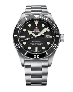 Swiss Military Automatic Dive Watch SMA34075.01 - Picture 1 of 2