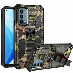 For OnePlus Nord 1+Nord N200 5G Magnetic Kickstand Phone Case Cover w Glass - Picture 1 of 34