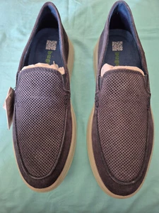 BUGATTI Herren-Slipper, Gr. 44, Sneaker, Leder, blau, NEU mit Etikett u. Karton - Bild 1 von 14