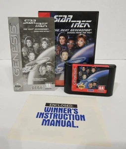 Star Trek The Next Generation Echoes From the Past Sega Genesis 1994 - Picture 1 of 17