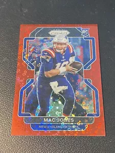 2021 Panini Prizm Mac Jones No Huddle Red /50 Disco Prizm #336 RC Patriots - Picture 1 of 2