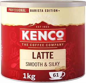 Kenco Latte Instant Coffee 1kg - Smooth & Silky - Makes 61 Cups - Picture 1 of 2