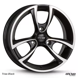 Alufelgen Sommerräder Oxxo Trias smart fortwo 451 schwarz poliert 15 Zoll Nexen - Bild 1 von 4