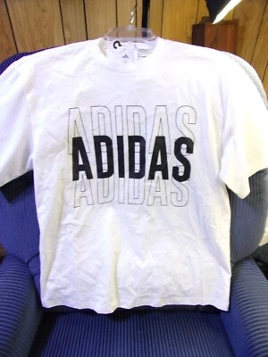 Camiseta Adidas MUESTRA Blanca con Negra Talla Pequeña Mangas Malla Nueva Sin Etiquetas Foto 1 de 3