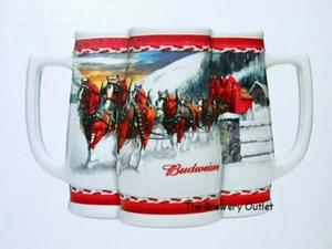 Budweiser 2010 Bud Holiday Stein Clydesdale Beer Mug Series Tradition - Picture 1 of 5