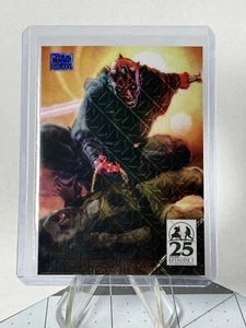 2024 Topps Chrome Star Wars Galaxy AM-9 Darth Maul MOJO /50 - Foto 1 di 2