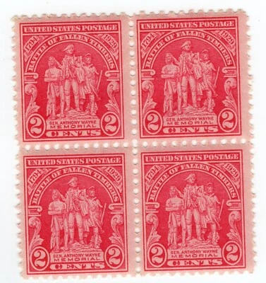 Scott #680 Battle of Fallin Timbers Block of 4 Stamps - MNH #3 - Image 1 of 2