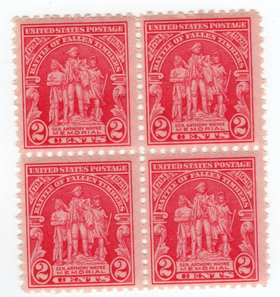 Scott #680 Battle of Fallin Timbers Block of 4 Stamps - MNH #3 - Image 1 of 2