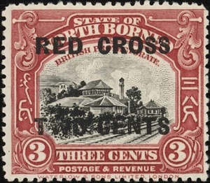 NORTH BORNEO, 1916. Semi-Postal Red Cross B16, Mint - Picture 1 of 1