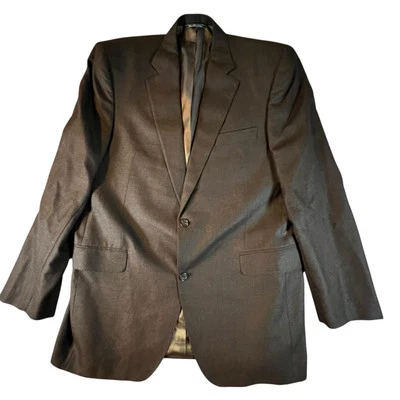 Jaqueta masculina Jack Victor 100% cashmere esporte 44L blazer sobrancelha 2B União Canadá - Imagem 1 de 4