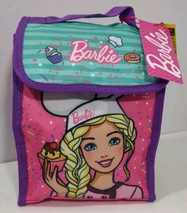 New Barbie Mattel School Lunch Insulated Bag Chef Themed Great Quality! - Picture 1 of 9