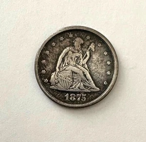 20 cent piece us coin 1875 - Picture 1 of 2