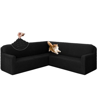 Funda de sofá seccional en forma de L fundas de sofá elásticas para sofá seccional en forma de L... Foto 1 de 4