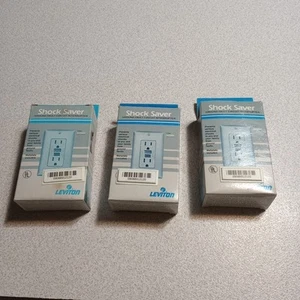 3 *New* Leviton 6599-I Ivory Ground Fault Circuit Interruptors - Picture 1 of 4