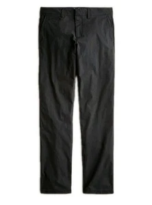 J.Crew 770 Tech Pants Mens 33x32 Black Stretch Straight Fit Midweight NWT - Picture 1 of 8