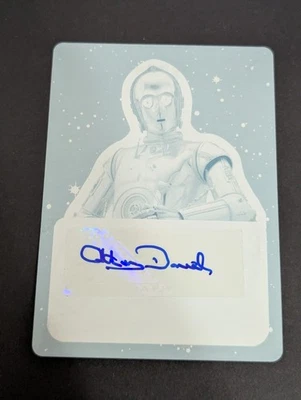 Placa de impresión automática 1/1 Star Wars Journey To Rise Of Skywalker Anthony Daniels  Foto 1 de 2