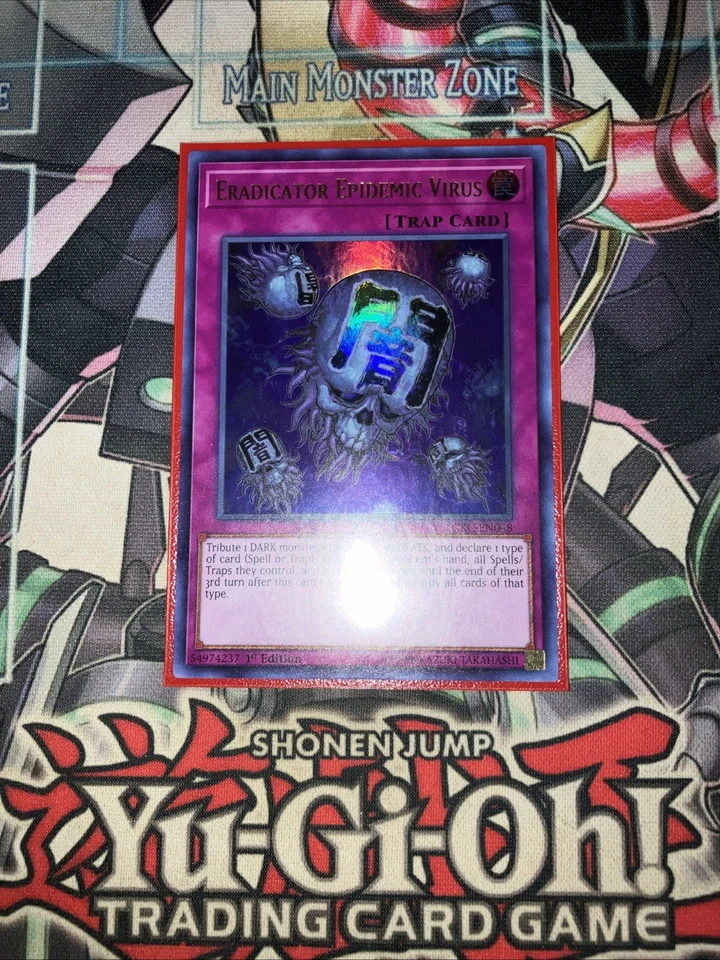 Eradicator Epidemic Virus Ultra Rare 1st Edition LCKC-EN048 Yugioh - Image 1 of 1