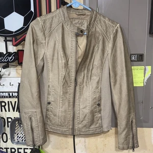 Sebby collection jacket Beige Tan S/P Preowned - Picture 1 of 9