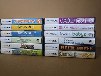 Nintendo DS Games Lot UNTESTED All CIB Except Playground Is Missing Manual - Image 1 of 4