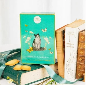 La Sablesienne, "Katzenzungen" Dose mit traditionellen französischen Gebäckkeksen, 5,6 oz - Bild 1 von 6