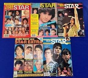 LOT-(5) VTG 1982-83 Tiger Beat Star MAGAZINE W/PINUPS Journey/Stamos/Springfield - Picture 1 of 3