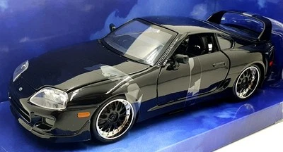 Jada 1/24 Scale Diecast 80227 - 1995 Toyota Supra - Black Fast And Furious - Image 1 of 4