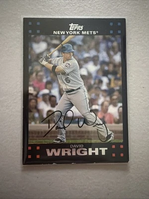 2007 Topps - #260 David Wright New York Mets - Image 1 of 2