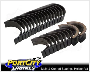 Main & Conrod Bearings Holden V8 304 5.0L 355 EFI Engines ACL 8B2356/5M2357 - Bild 1 von 1