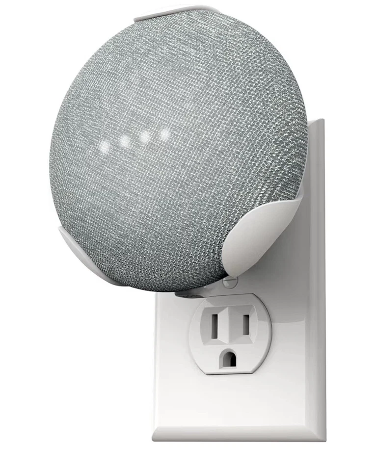 PowerClip Outlet Mount for Google Home Mini 1st GEN (Chalk) - Image 1 of 1